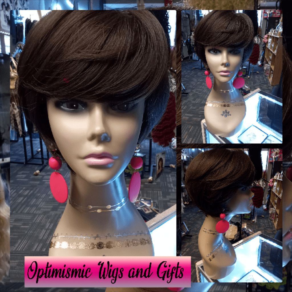 Gina Brown Synthetic glueless Short Wigs $25 Optimismic Wigs and Gifts West St Paul MN - OptimismIC Wigs and Gifts
