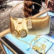 Shop Gold Handbags, Purses and Earring Gift Set at OptimismIC Wigs and Gifts.