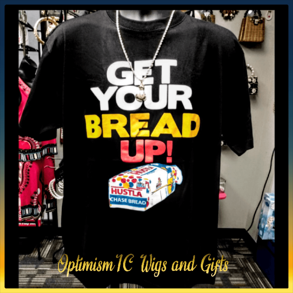 Hustla Men's Shirts $15 Optimismic Wigs and Gifts Shop St Paul MN - OptimismIC Wigs and Gifts