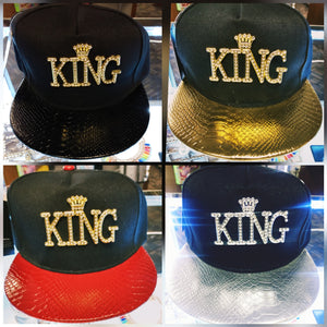 buy King Baseball Caps at Optimismic Wigs and Gifts