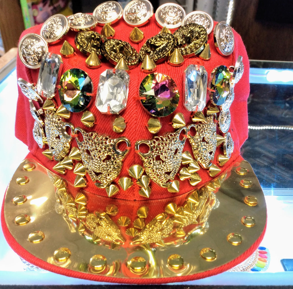 Shop Lion Bling Hats at OptimismIC Wigs and Gifts Saint Paul Minnesota 