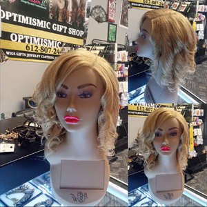 Blonde wigs in st paul at Optimismic wigs and gifts 