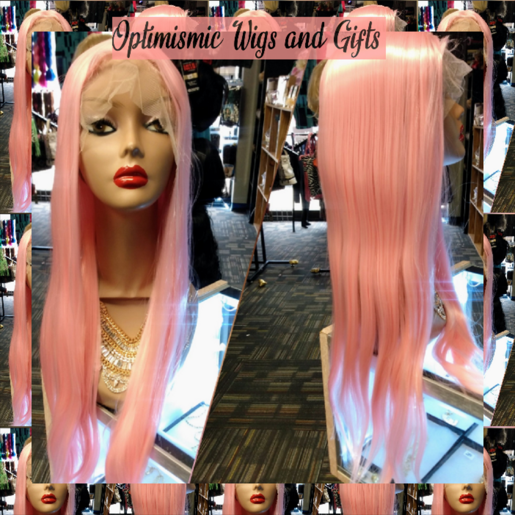 Pink Lace Front Wigs at Optimismic Wigs and Gifts  west saint paul