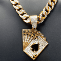 Royal Flush Pendant $35 OptimismIC Wigs and Gifts Shop St Paul Minnesota 55118 - OptimismIC Wigs and Gifts