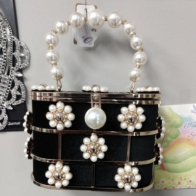 Shop beaded floral purse and fashion accessories at OptimismIC Wigs and Gifts.