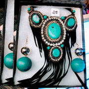 Shop turquoise and Teal Jewelry Gift Set at OptimismIC Wigs and Gifts.