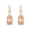 Wine Bottle Earrings $7 OptimismIC Wigs and Gifts St Paul MN